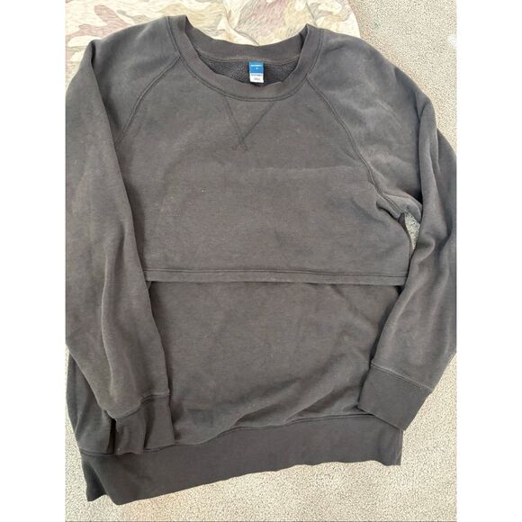 Bundle of (2) Old Navy maternity/ nursing sweatshirts, Med $90 G46 - Picture 4 of 6